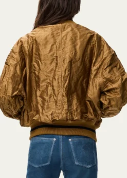 LoeweSatin Oversized Bomber Jacket