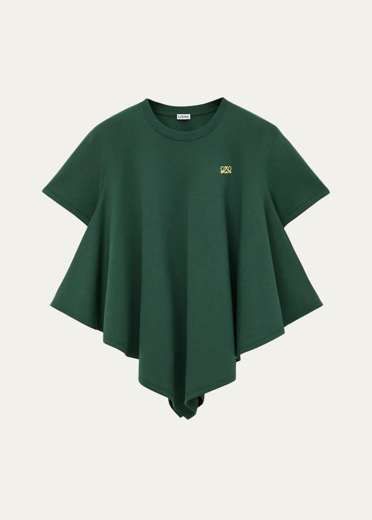 LoeweShort-Sleeve Cape T-Shirt