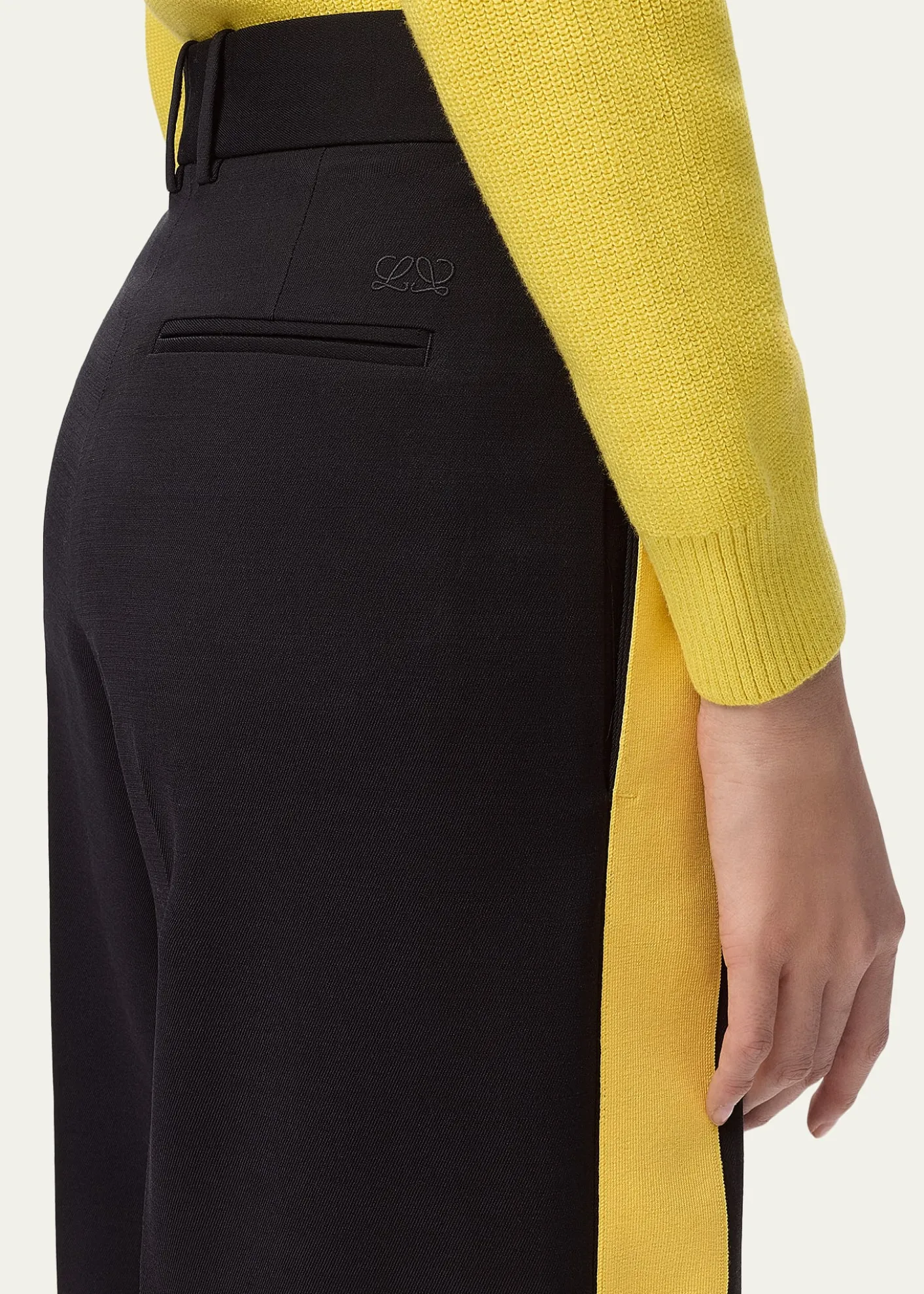 LoeweSide-Stripe Relaxed-Leg Trousers
