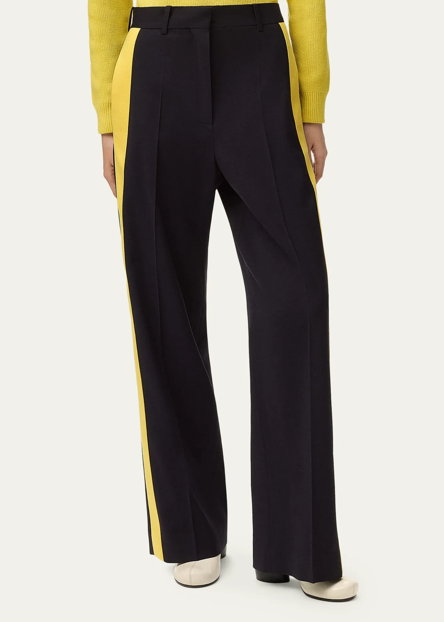 LoeweSide-Stripe Relaxed-Leg Trousers