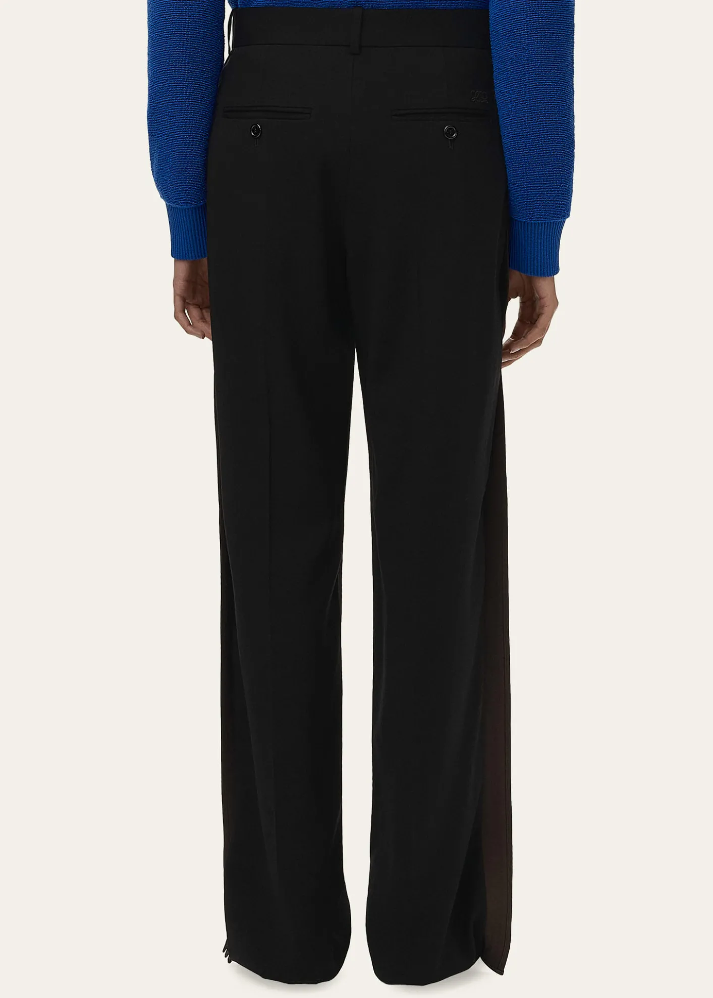 LoeweSide-Stripe Straight-Leg Pants
