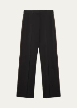 LoeweSide-Stripe Straight-Leg Pants