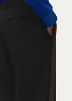 LoeweSide-Stripe Straight-Leg Pants
