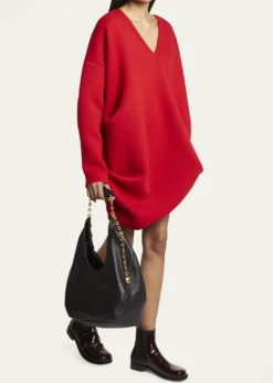 LoeweSqueeze Medium Shoulder Bag in Napa Leather