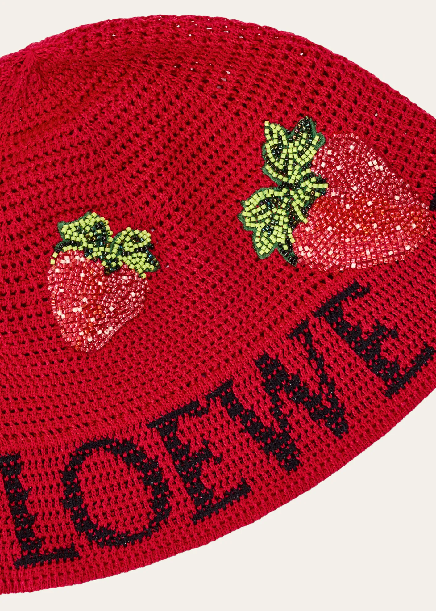 LoeweStrawberry Bucket Hat in Cotton