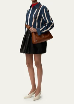 LoeweStripe Paneled Button-Down Shirt
