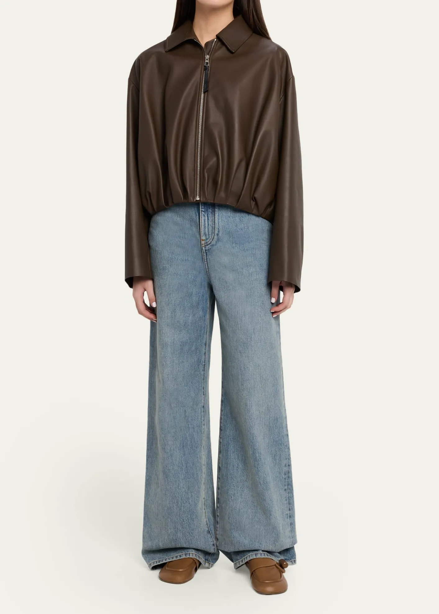 LoeweToggle Leather Loafers