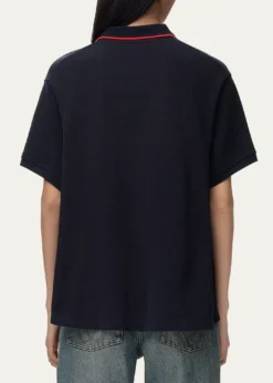 LoeweTrapeze Short-Sleeve Polo Shirt