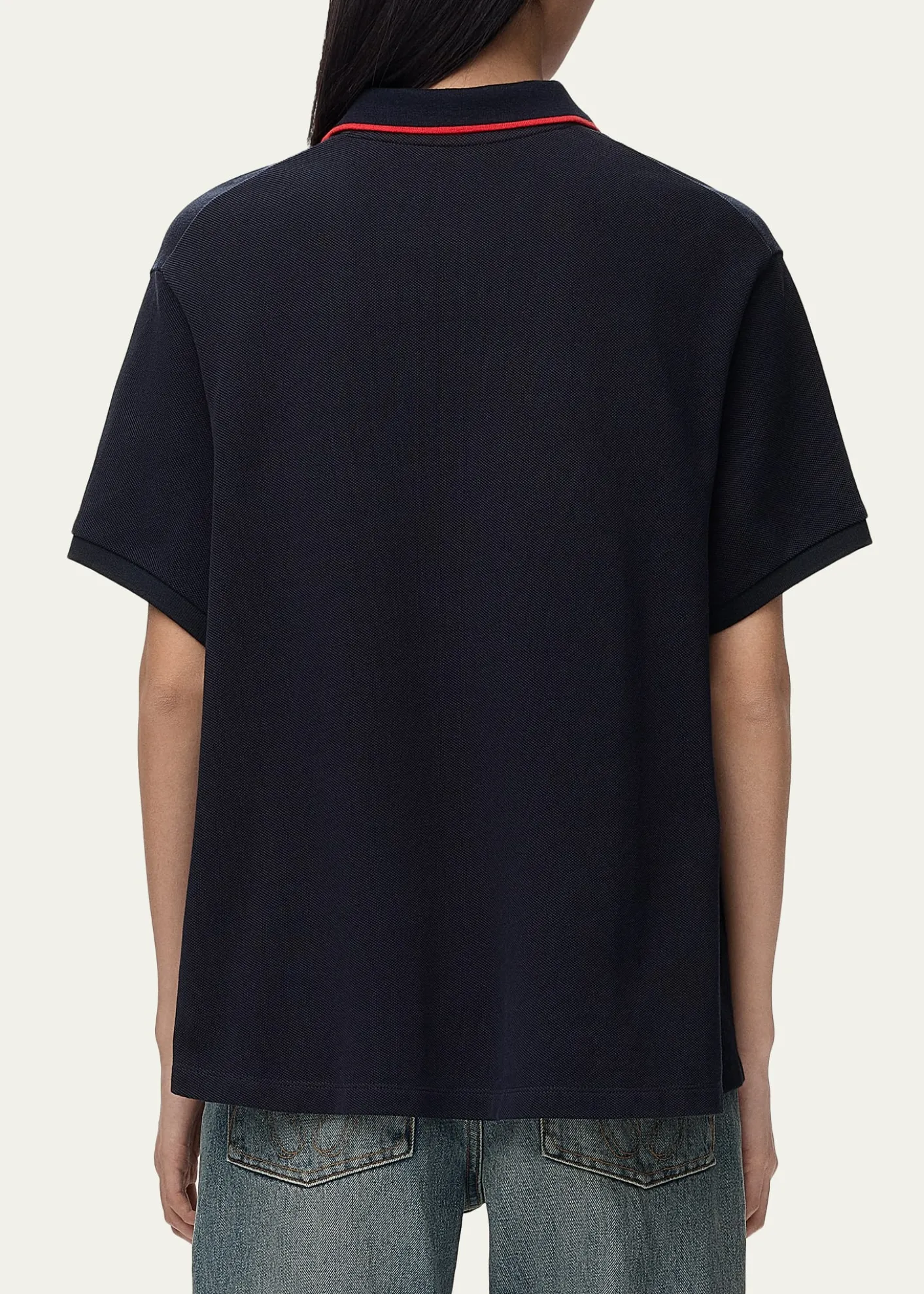 LoeweTrapeze Short-Sleeve Polo Shirt