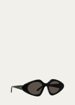 LoeweTriangle Slim 50mm Geometric Sunglasses
