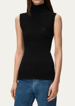 LoeweTurtleneck Sleeveless Knit Sweater