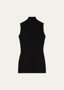 LoeweTurtleneck Sleeveless Knit Sweater