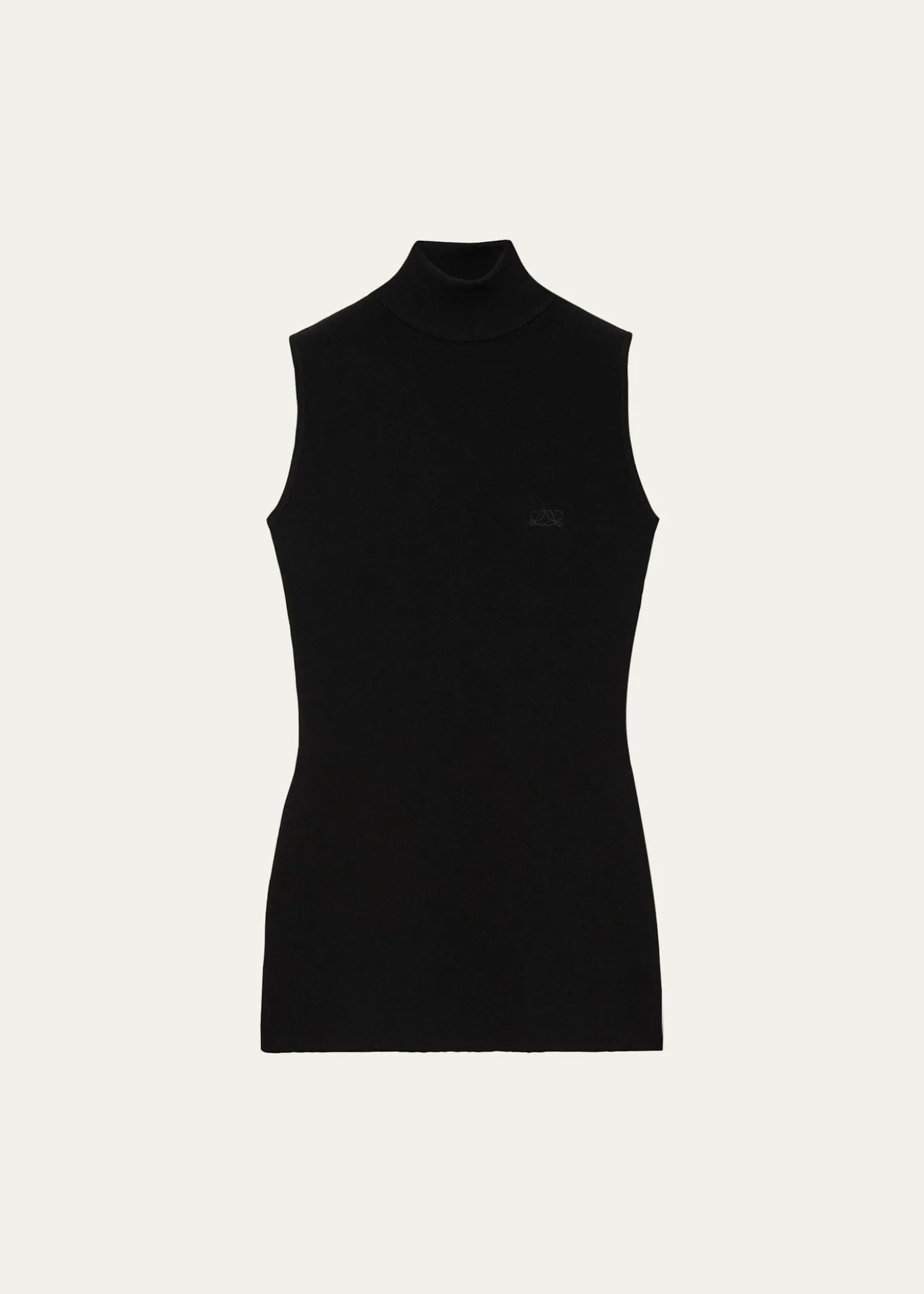 LoeweTurtleneck Sleeveless Knit Sweater