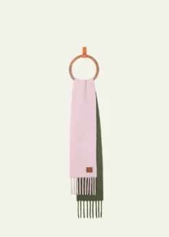 LoeweTwo-Tone Alpaca and Wool Blend Scarf