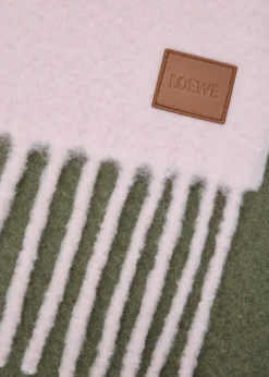 LoeweTwo-Tone Alpaca and Wool Blend Scarf