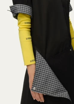 LoeweWrapped Short-Sleeve Midi Shirtdress