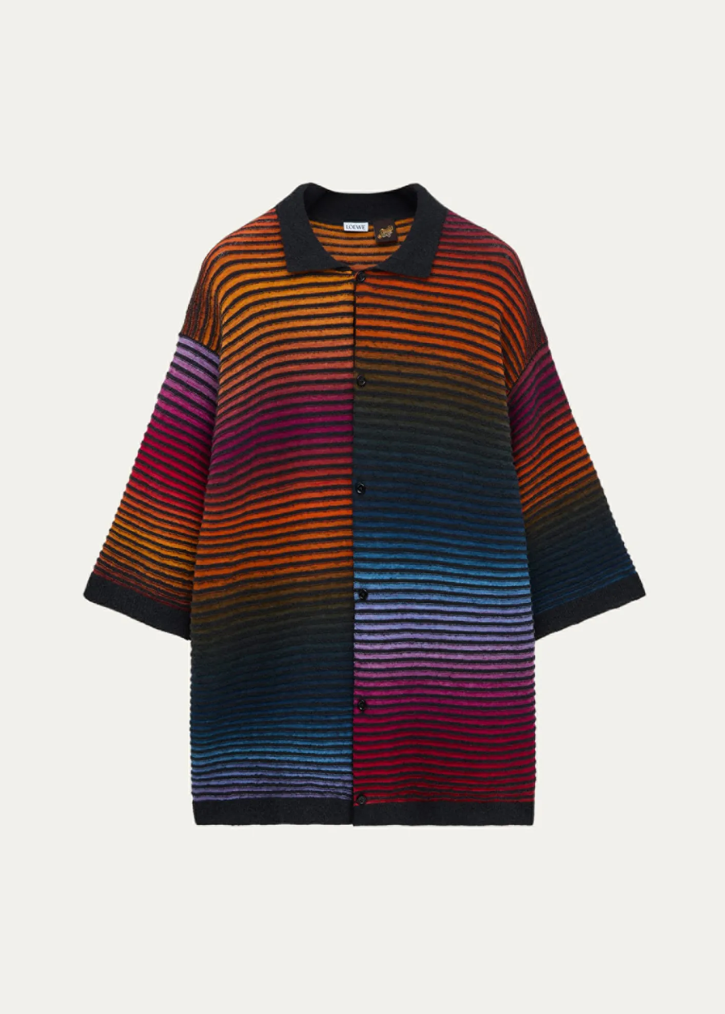 Loewex Paula's Ibiza Men's Multi-Stripe Knit Shirt