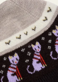 Loewex Louis Wain Futurist Cat Beanie