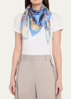 Loewex Paula's Ibiza Anagram Cotton Scarf