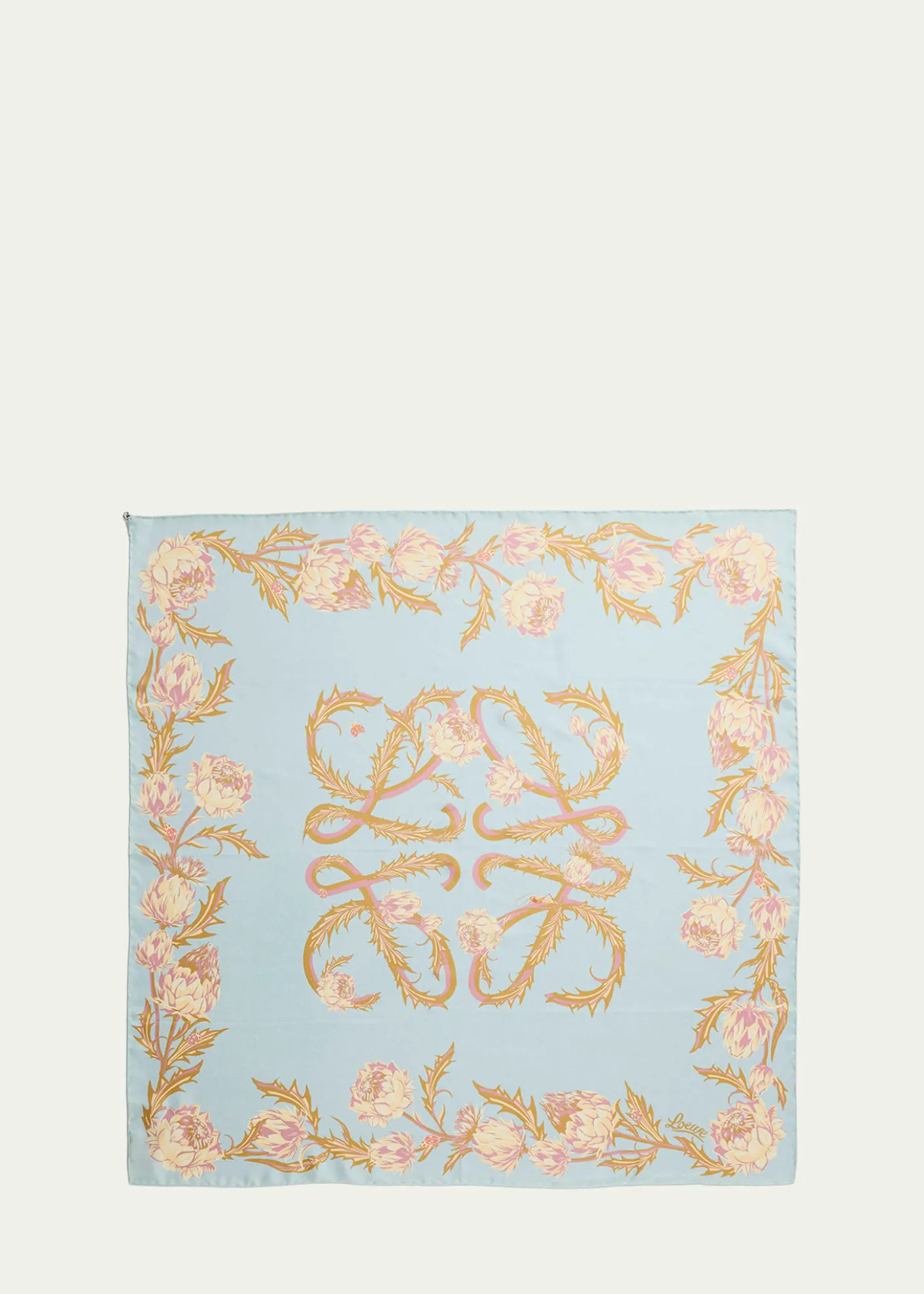 Loewex Paula's Ibiza Anagram Cotton Scarf