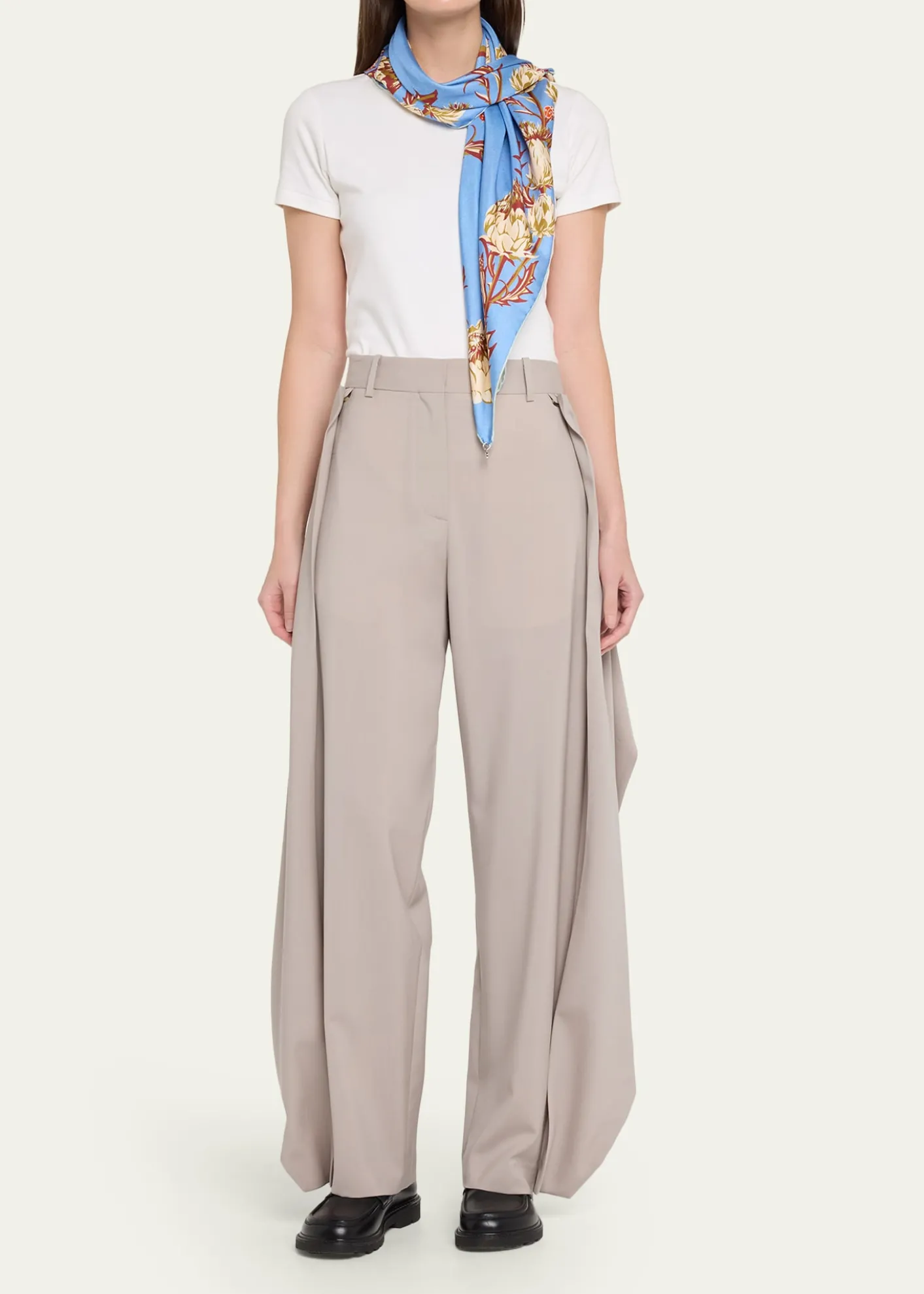Loewex Paula's Ibiza Anagram Cotton Scarf