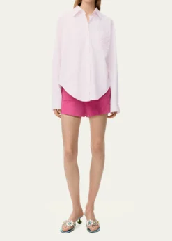 Loewex Paula's Ibiza Anagram-Pocket Button-Down Shirt