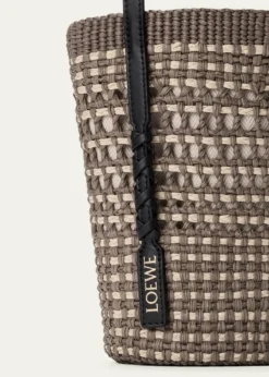 Loewex Paula's Ibiza Braid Woven Palm Leaf Crossbody Bag