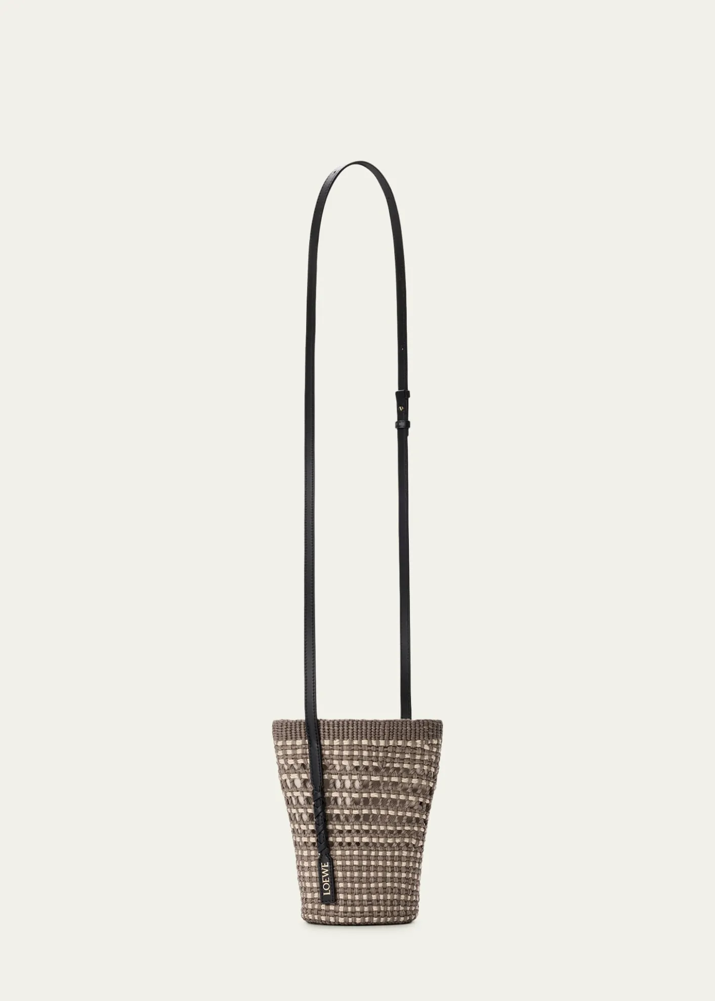 Loewex Paula's Ibiza Braid Woven Palm Leaf Crossbody Bag