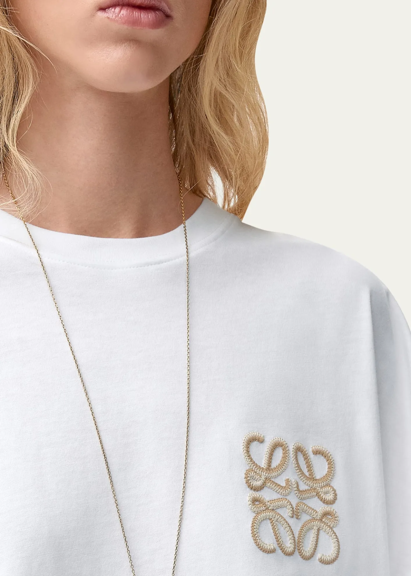 Loewex Paula's Ibiza Cotton Boxy Fit Anagram T-Shirt