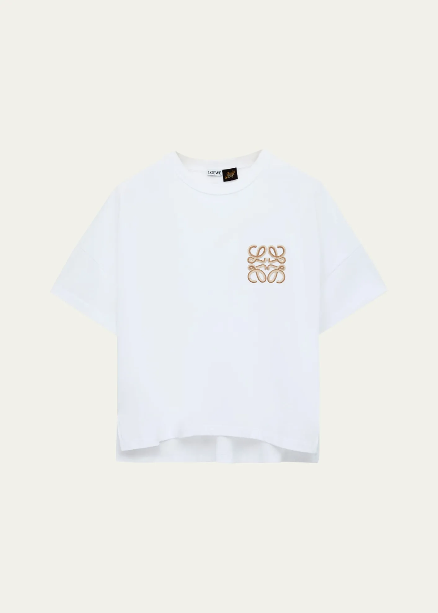 Loewex Paula's Ibiza Cotton Boxy Fit Anagram T-Shirt