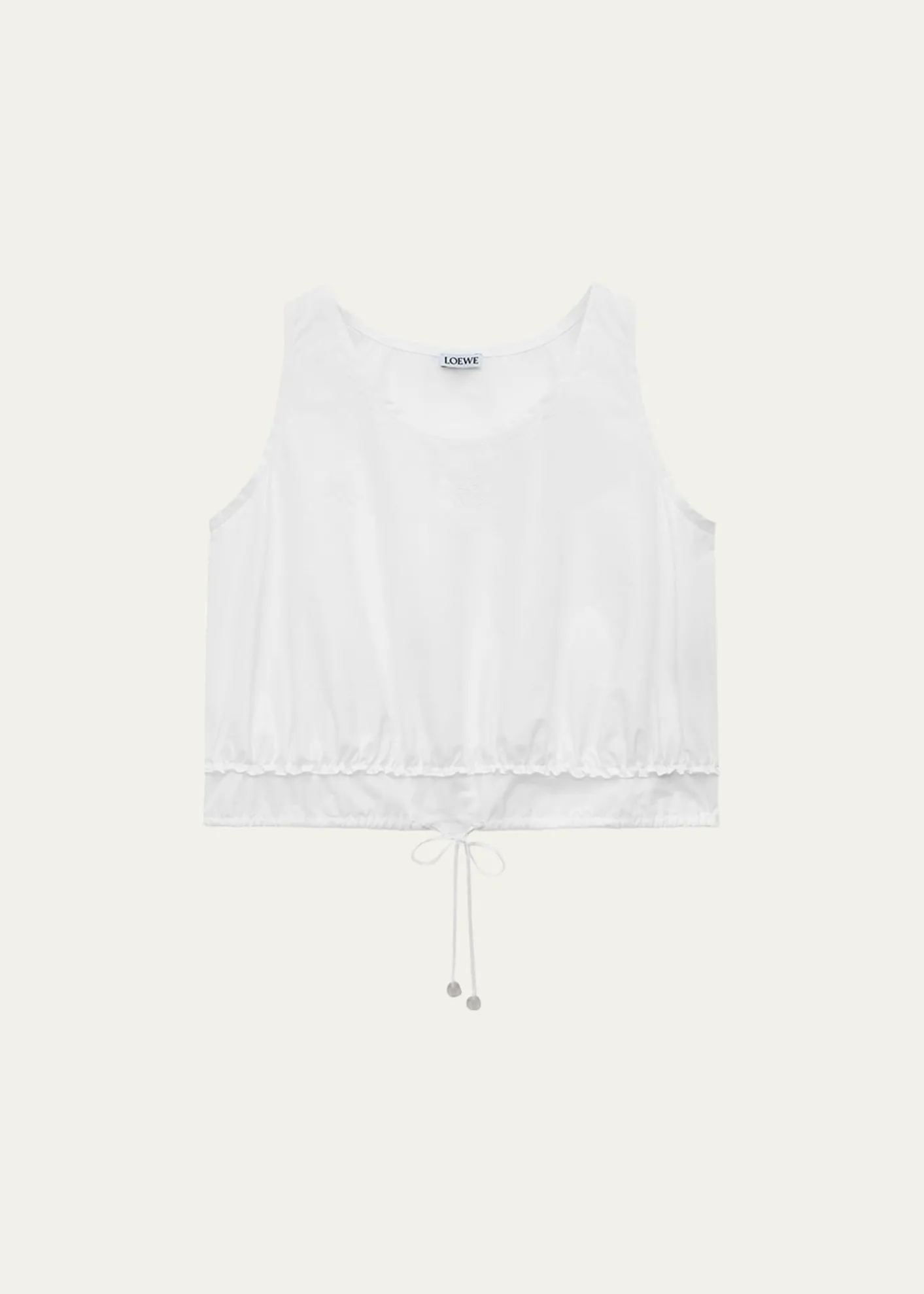 Loewex Paula's Ibiza Cropped Drawstring Top