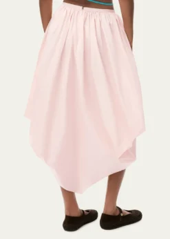 Loewex Paula's Ibiza Layered Ruffle Cotton Midi Skirt