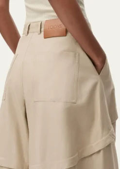 Loewex Paula's Ibiza Layered Yoke Wide-Leg Trousers