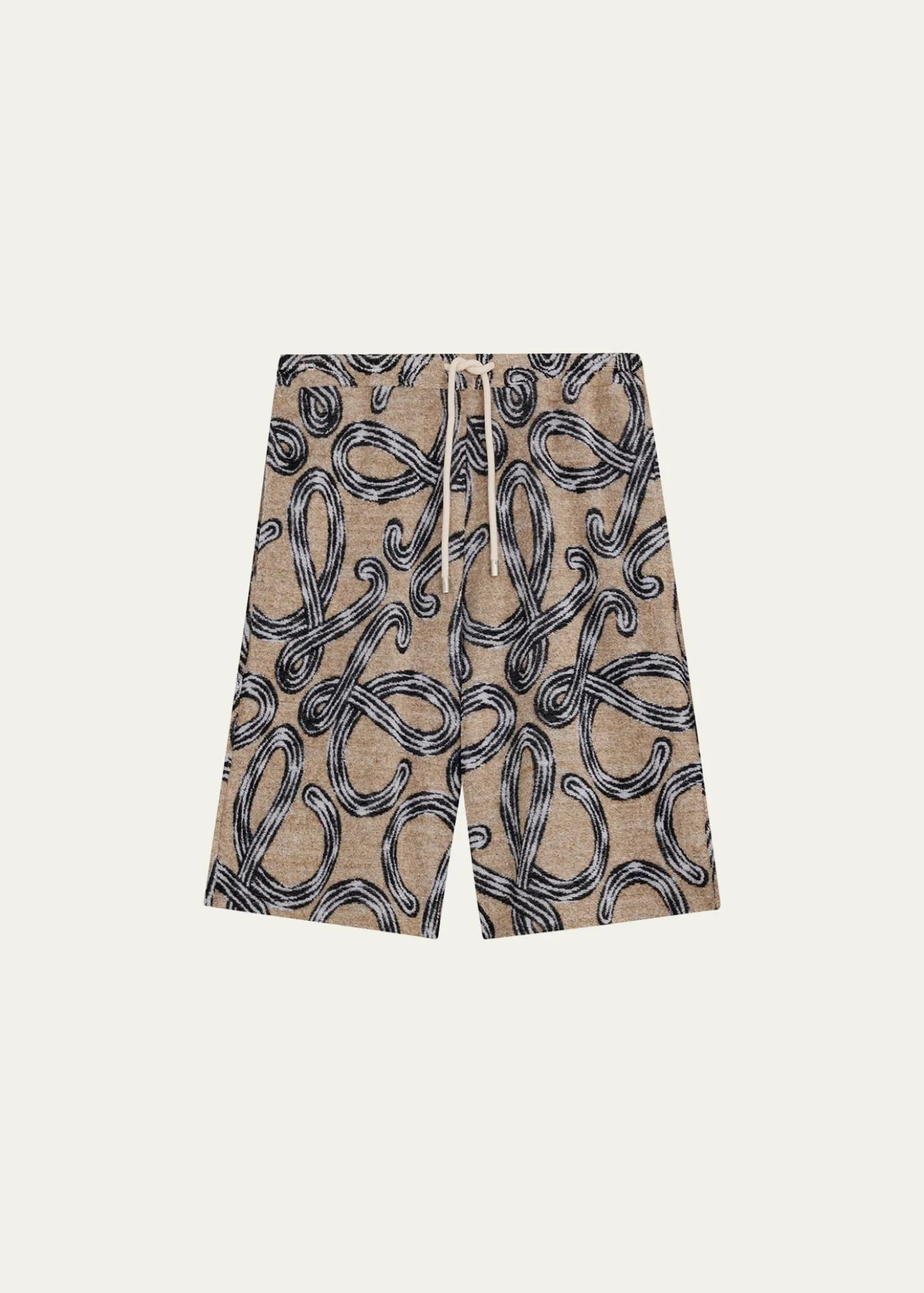 Loewex Paula's Ibiza Men's Cotton-Terry Logo Script Shorts