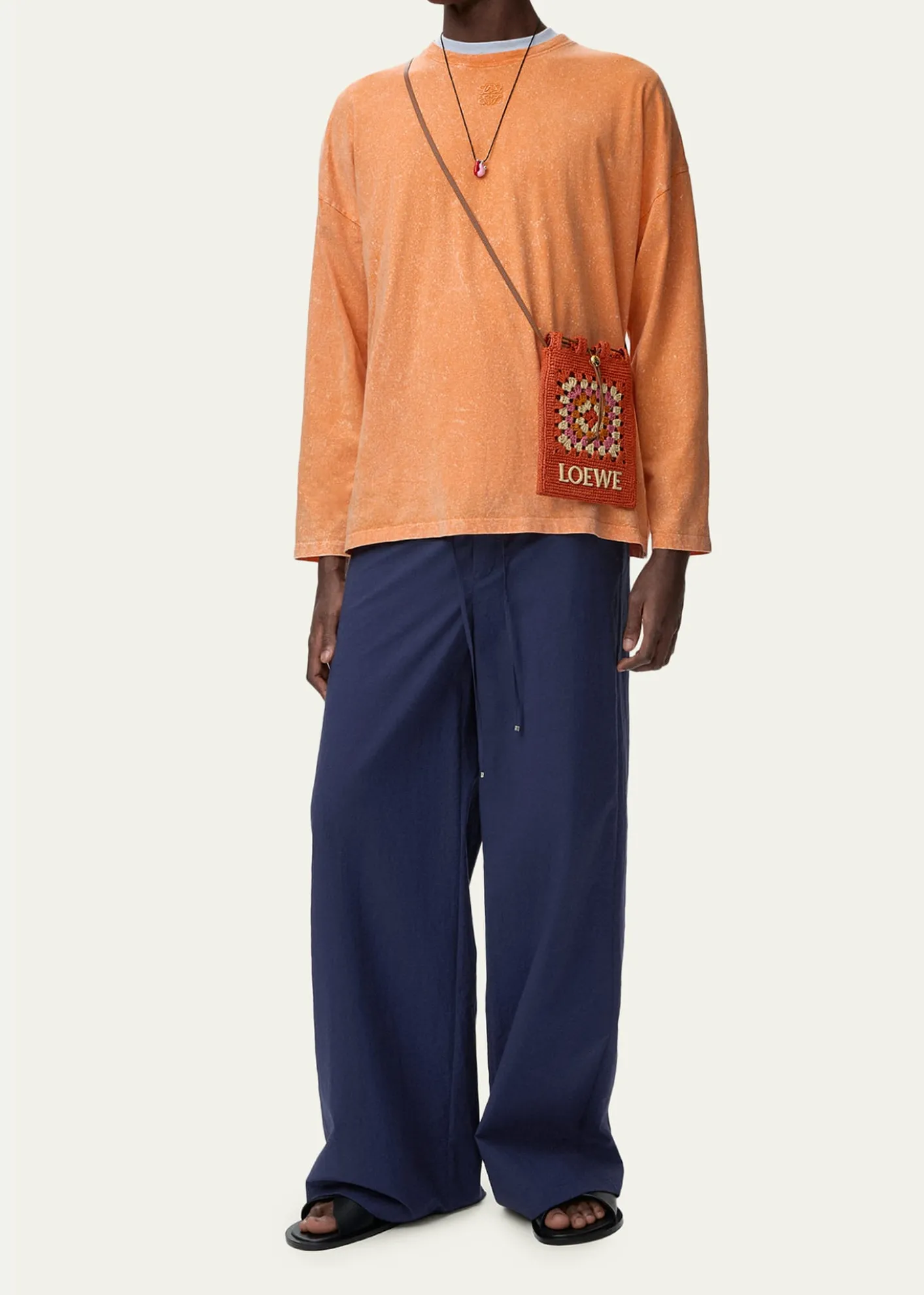 Loewex Paula's Ibiza Men's Drawstring Cotton-Blend Pants