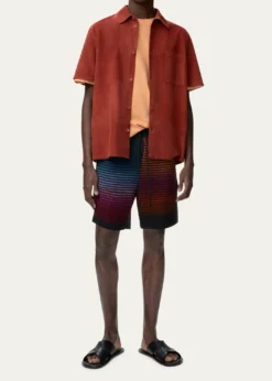 Loewex Paula's Ibiza Men's Multi-Stripe Knit Shorts