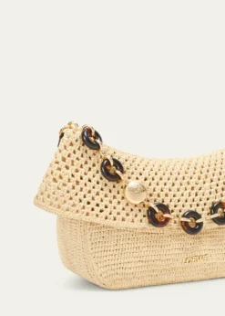 Loewex Paula's Ibiza Ola Medium Bag in Raffia