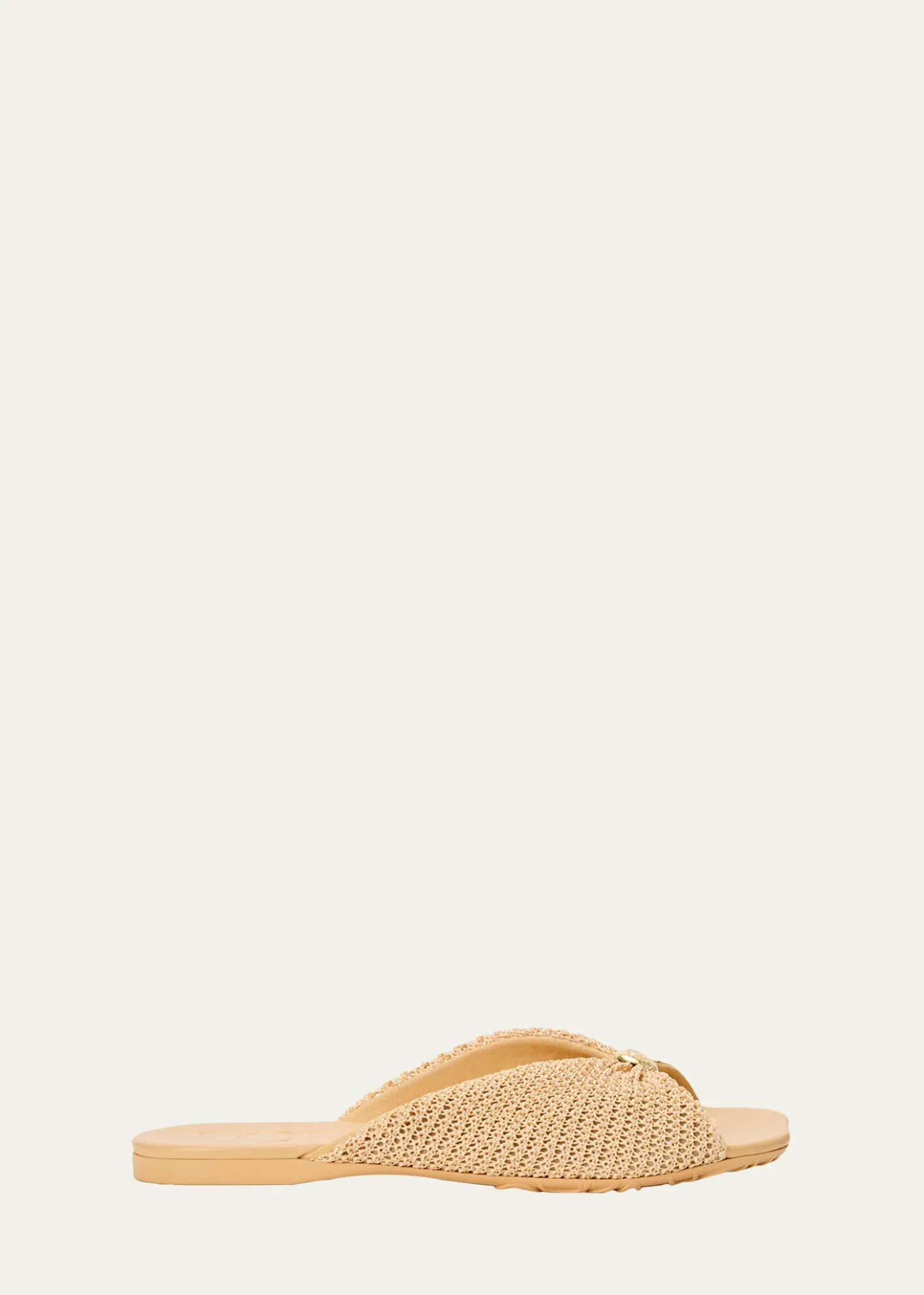 Loewex Paula's Ibiza Pebble Anagram Flat Slide Sandals