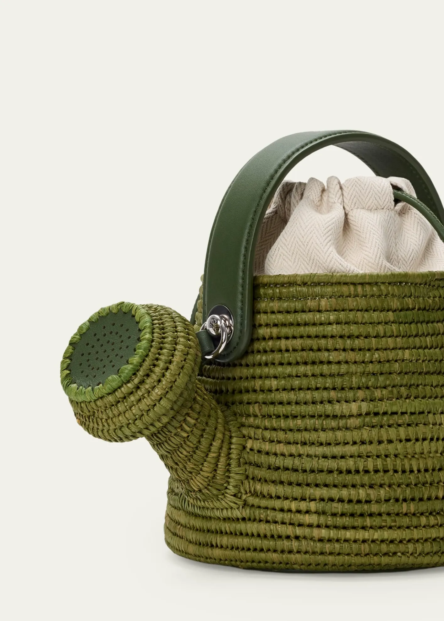 Loewex Paula's Ibiza Raffia Watering Can Crossbody Bag