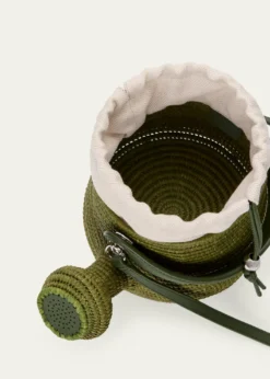 Loewex Paula's Ibiza Raffia Watering Can Crossbody Bag