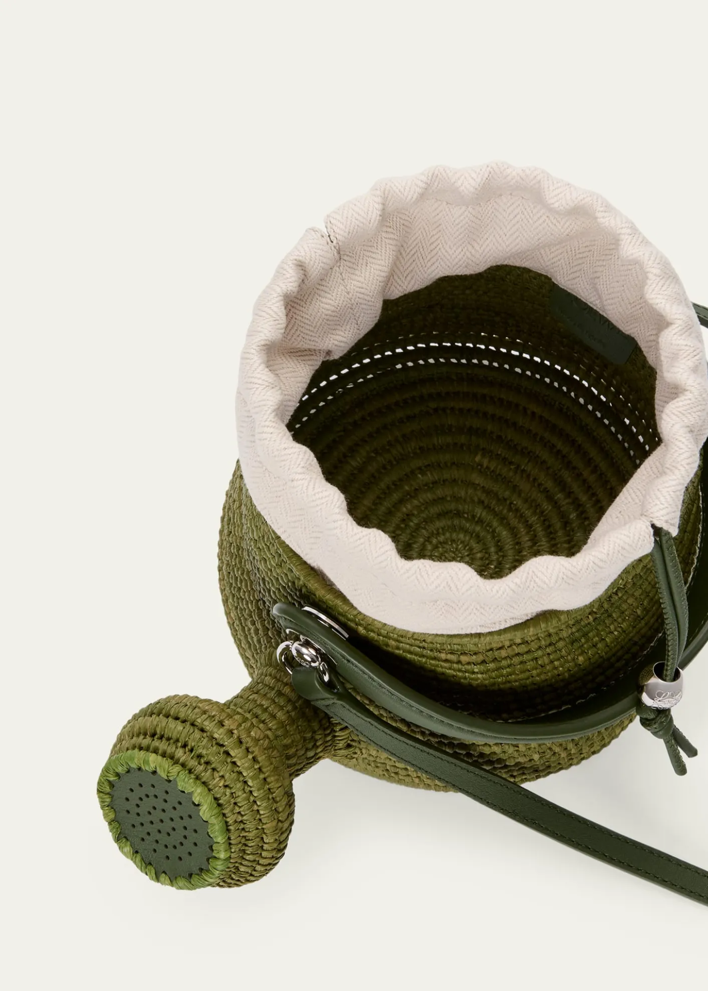 Loewex Paula's Ibiza Raffia Watering Can Crossbody Bag