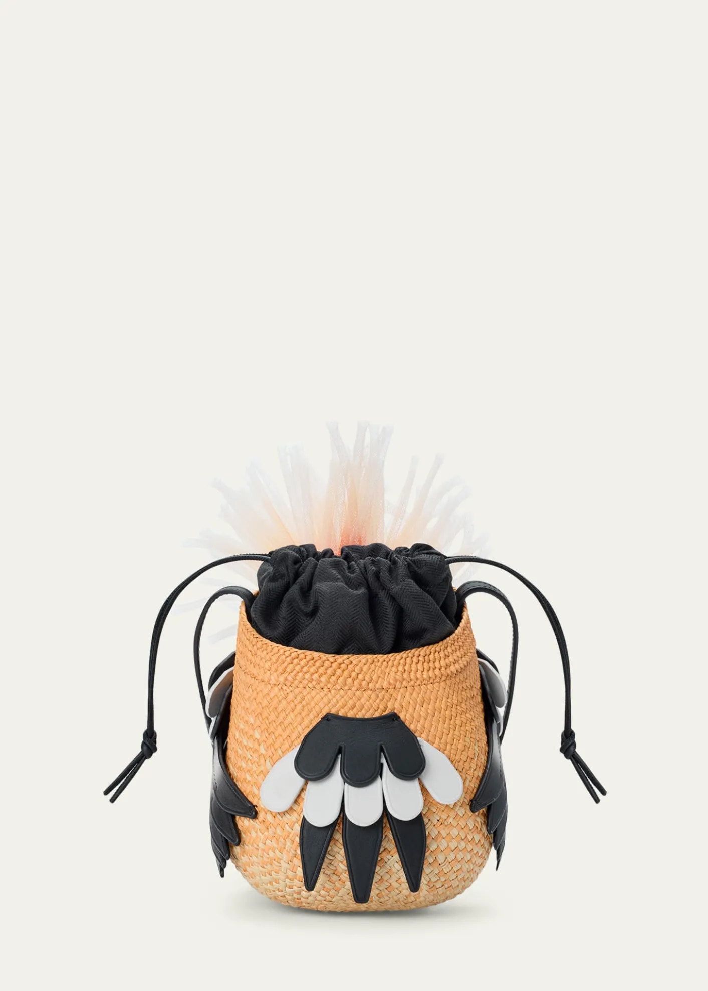 Loewex Paula's Ibiza Woven Bird Crossbody Bag
