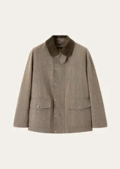 Loro PianaMen's Eiger Wool and Linen Field Jacket