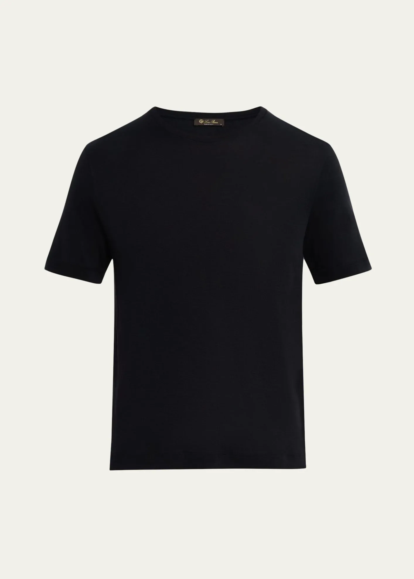 Loro PianaMen's Mazzorbo Silk and Cotton Crewneck T-Shirt