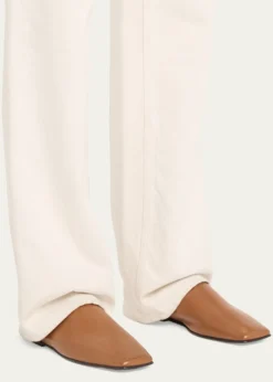 Loro PianaAlba Lambskin Flat Mules