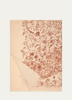 Loro PianaAlbero della Vita Wool Maxi Stole