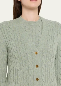 Loro PianaBaby Cashmere Cable Knit Cardigan