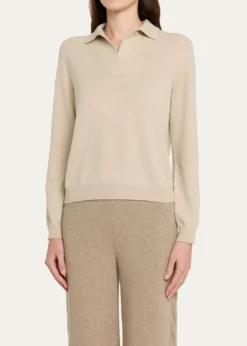 Loro PianaBaby Cashmere Classic Polo Sweater