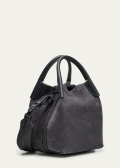 Loro PianaBale Micro Grained Nubuck Shoulder Bag
