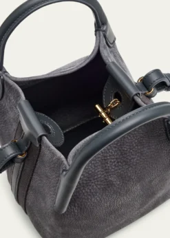 Loro PianaBale Micro Grained Nubuck Shoulder Bag